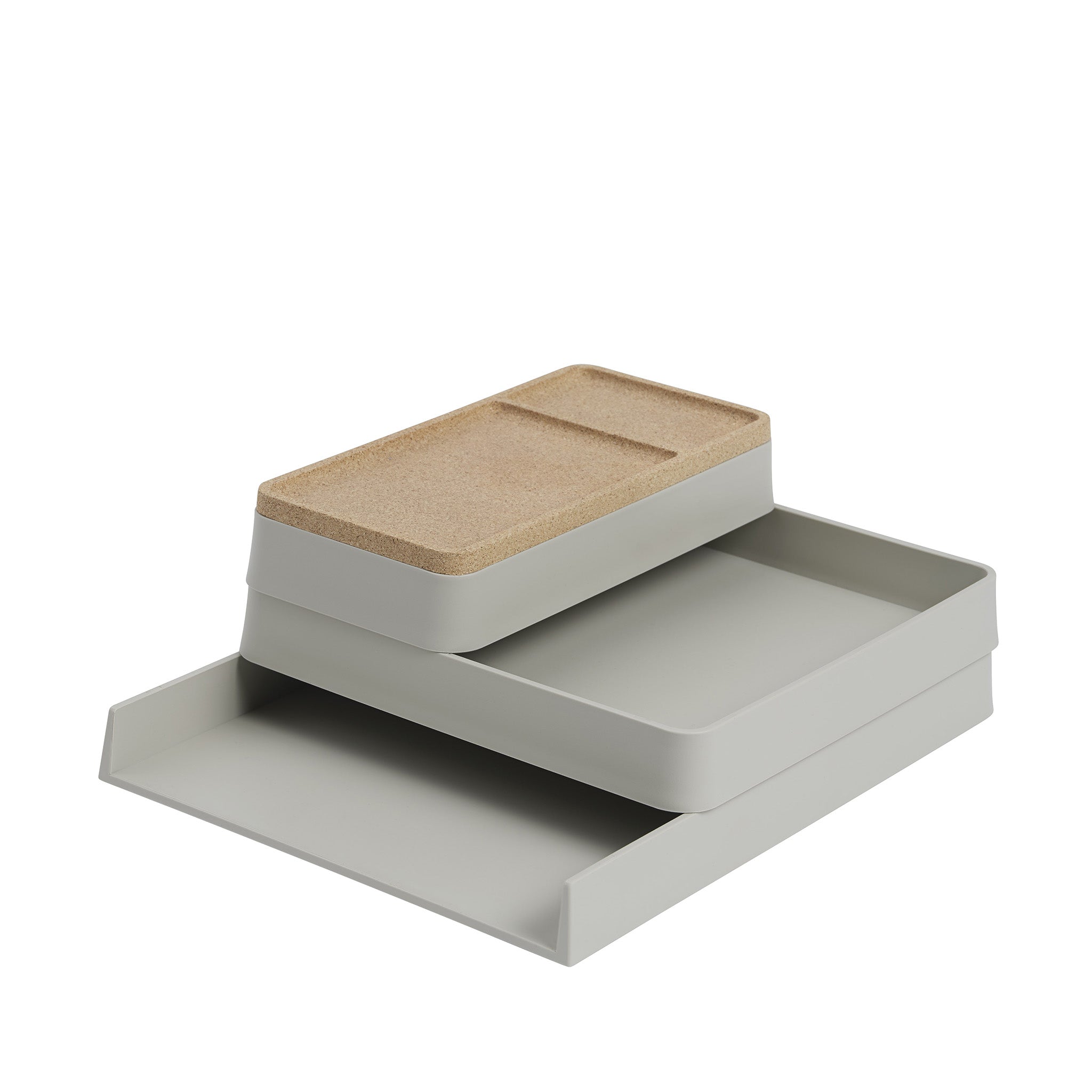 Arrange Desktop Configuration No.1 Grey/Cork by Big Game for Muuto