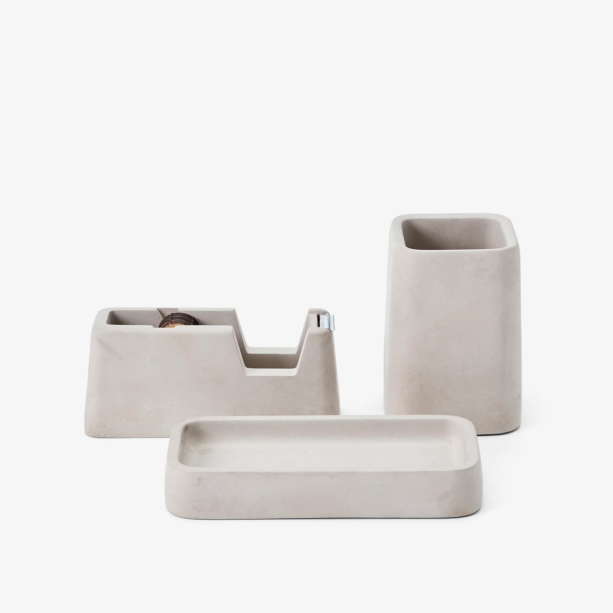 Concrete Desk Set by Magnus Pettersen